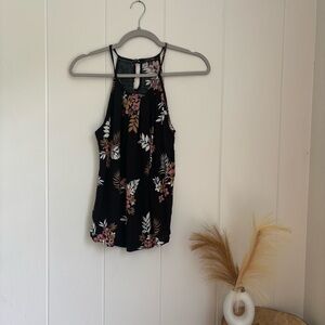 Papermoon Black Floral Camisole